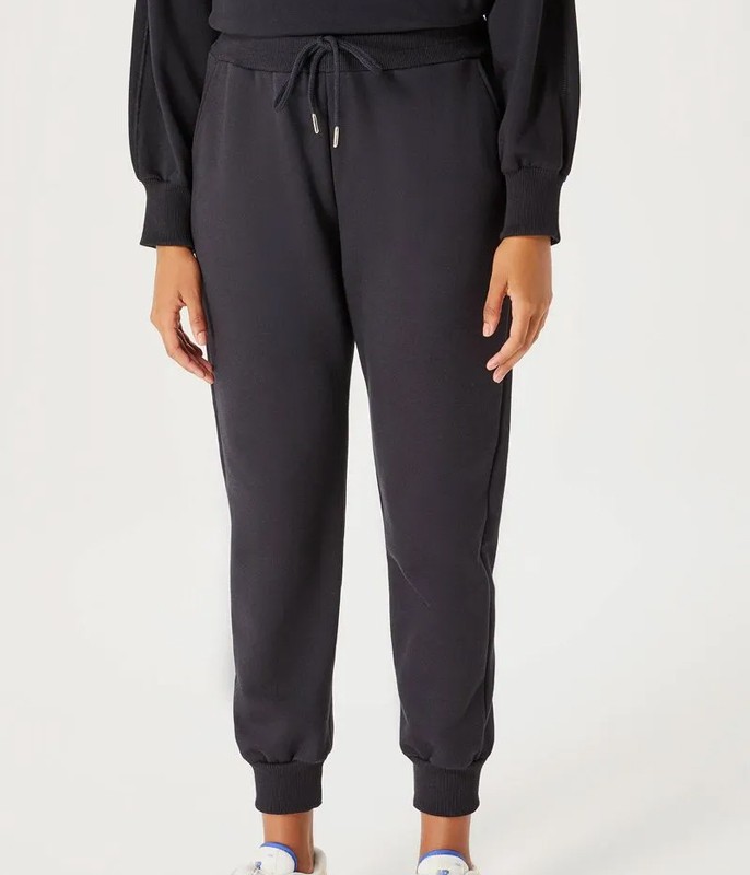 Calça Feminina Moletom Jogger Hering Preta ::