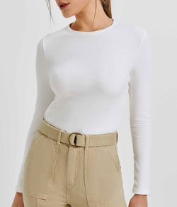 Blusa Feminina Manga Longa Ribana Hering