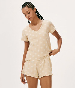 Pijama Feminino Curto Sol Hering - 100% Algodão