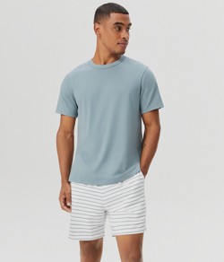 Pijama Masculino Curto Listrado Hering - Algodão