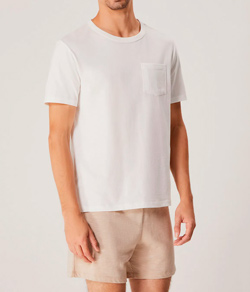 Pijama Masculino Curto Com Bolso Hering Algodão