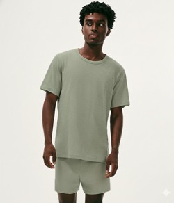 Pijama Masculino Curto Liso Flamê Hering - 100% Algodão
