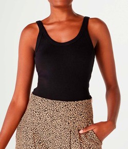Regata Básica Slim Ribana Cotton/Algodão Hering