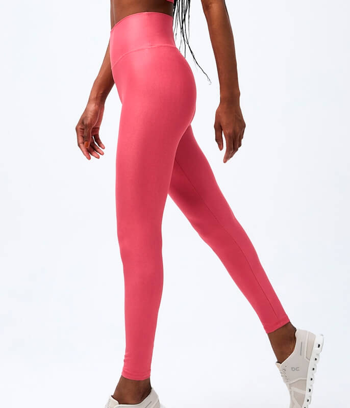 Permanent Residency CalÇa Legging Preta Brilhosa TAG Black Cotton