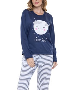 Pijama Feminino Longo Moon Kafá (264)