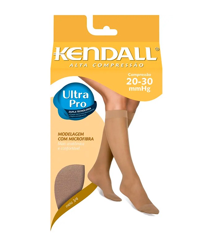 Meia Kendall 3/4 Alta Compress�o (1502)