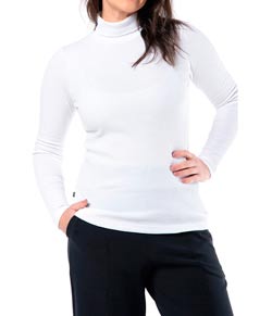 Blusa Gola Alta Ribana KPR (80036) Branco