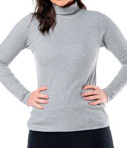 Blusa Gola Alta Ribana KPR (80036) Cinza Mescla