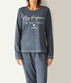 Pijama Feminino Longo My Pajama Laibel (15.802285) Algod�o