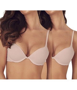 Kit com 2 Sutiãs Push Up Meia Taça Liebe Confort (103101) - Nude