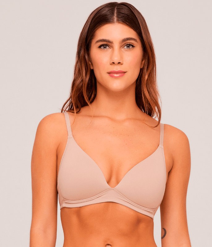 Sexy renda fina triângulo sutiã para mulher lingerie sem fio