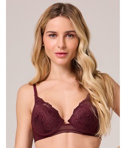 Sutiã Push Up Rendado Liebe Organic (503140)