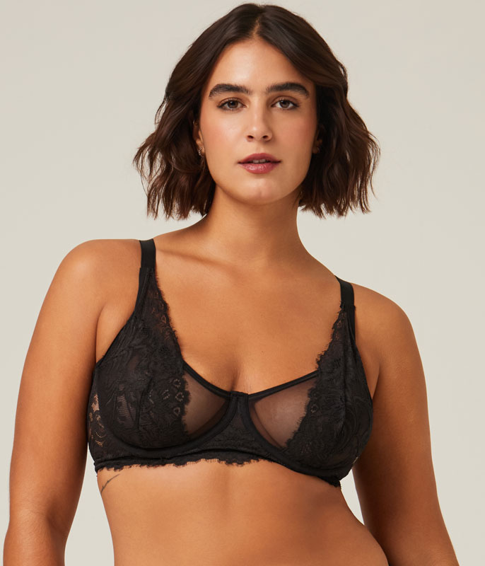 Sutiã sem Bojo em Renda Liebe Sicilia (703374) Plus Size