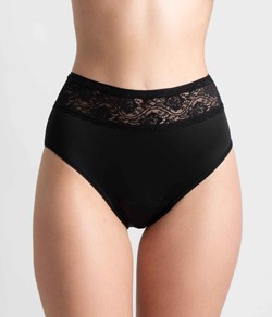 Calcinha Absorvente com Renda Fluxo Médio Lucitex (6915) - Menstrual / Menstruação