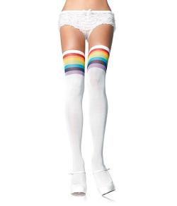 Meia 7/8 Arco-Íris Leg Avenue (6612) "Over the Rainbow"