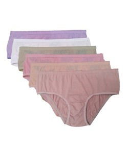 Kit 10 Calcinha Alta 100% Algodão (1002) Sortidas