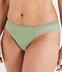 Calcinha Tanga com Renda Liz Vellumare (50534)