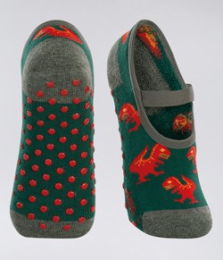 Meia Infantil Sapatilha Antiderrapante Lupo Kids (11251-021) Verde