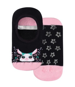 Meia Sapatilha Infantil Antiderrapante Lupo Kids (11251-012) Preta