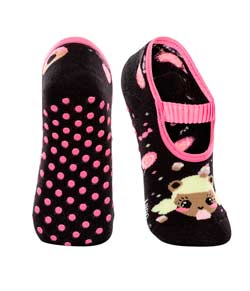 Meia Infantil Sapatilha Antiderrapante Ursinha Lupo Kids (11251-018)