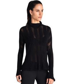 Blusa Manga Longa Gola Alta Raschel Loba Lupo (17706-001)