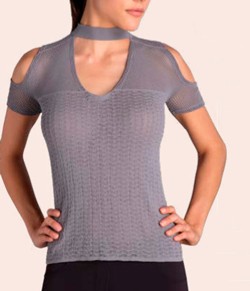 Blusa Choker Loba Lupo (17710-001)