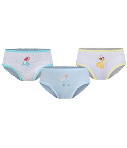 Kit Infantil com 3 Calcinhas Princesas Disney Lupo (18201-089) 100% Algodão