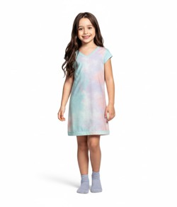 Camisola Curta Infantil Tie Dye Lupo (22333-001) 100% Algod�o