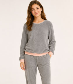 Pijama Teen Feminino Longo Plush Lupo (22560-001) Algodão