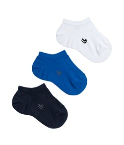 Kit Infantil 3 Pares de Meias Invis�vel Lupo Kids (02270-089) Algod�o