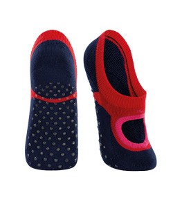 Meia Infantil Sapatilha Antiderrapante Lupo Kids (02286-001) Vermelho