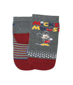 Meia Infantil Cano Curto Mickey Lupo Kids (2300-246)