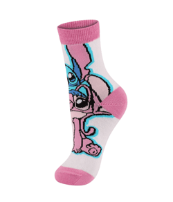 Meia Infantil Disney Stitch e Angel Lupo (2402-006)