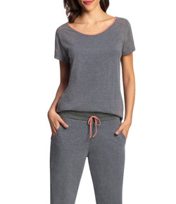 Pijama Feminino Longo Mescla Lupo (24280-001) Algodão