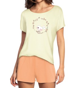 Pijama Feminino Curto Lupo (24346-001) 100% Algodão