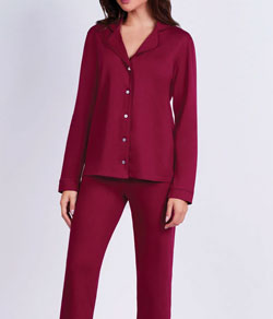 Pijama Feminino Longo Aberto Lupo (24412-001) 100% Algodão