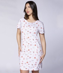 Camisola Curta Estampada Lupo (24544-001) 100% Algod�o