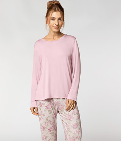Pijama Feminino Longo Rosas Lupo (24604-001) Viscose