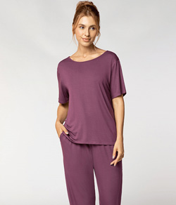 Pijama Feminino Longo Meia Esta��o Lupo (24646-001) Viscose