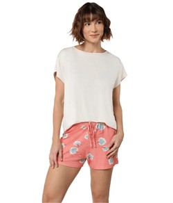 Pijama Feminino Curto Flores Lupo (24702-001) Viscose