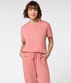 Pijama Feminino Longo Flamê Lupo (24707-001) 100% Algodão