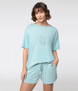 Pijama Feminino Curto Slow Mornings Lupo (24708-001)