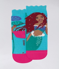 Meia Infantil Cano Médio Ariel Lupo Kids (02483-001) Azul