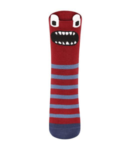 Meia Infantil Divertida 3D Lupo Kids (2640-034) Vermelho