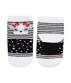 Meia Cano Médio Cachorrinho Lupo Socks Kids (02680-272) Algodão