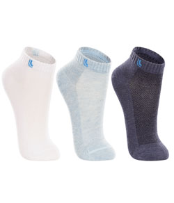 Kit 3 Meias Infantil Cano Curto Lupo Kids (02725-089) Branco/ Azul/ Marinho