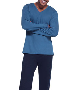 Pijama Longo Masculino Lupo (28011-001) 100% Algodão