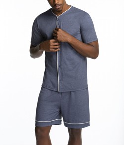 Pijama Masculino Curto Aberto Lupo (28458-001) Algodão