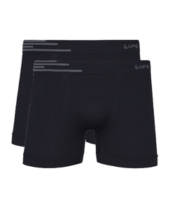Kit 2 Cuecas Boxer Lupo (00436-002) Pretas