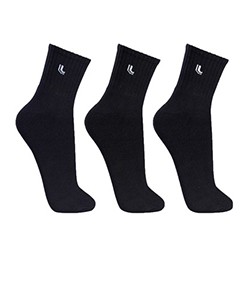 Kit 3 Pares de Meias Lupo Sport (03245-089) 3 Pretas
